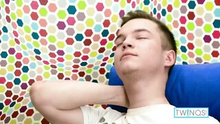 Skinny Big Dicked Brunette Ethan O Masturbates And Cums!