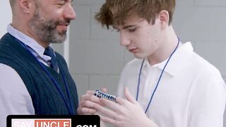 Gay Porn Parody ~ Severance ~ Sexerance Part 2 ~ Cute Twink Takes First Dick (Free Full SFW)