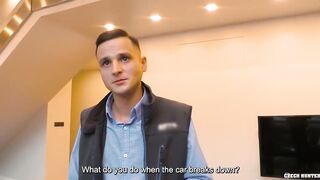 Hunter - Hot Man Offers Money To A Stranger In Return For Some Cock Sucking And Ass Fucking