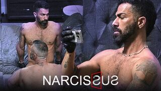 Arrogant Hunk ADAM RAMZI Can Only Cum Fucking In Front of Mirror - Hot