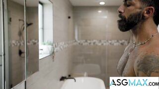 Arrogant Hunk ADAM RAMZI Can Only Cum Fucking In Front of Mirror - Hot