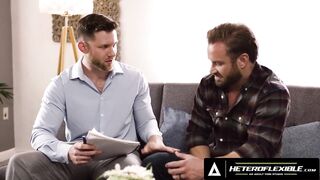 DisruptiveFilms - Therapist Caden Jackson Lures Conflicted Straight Bruce Jones Craving Anal - PART 1