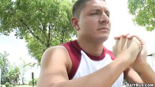 BAIT BUS - Poor Straight Bait Mike Gets Tricked Into Fucking The Rock