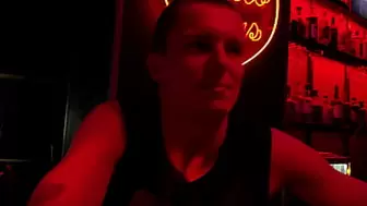 A stranger fucked a club bartender whore for a couple of Falcon Al Oliver Strelly bills - 71