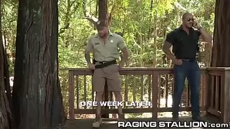 Jock Guy Cums Outdoors When Fucked By BBC