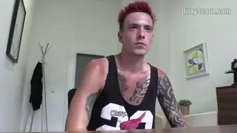DIRTY SCOUT 141 - Tattooed Punk Gets A Good Sum Of Cash To Get Ass Fucked By An Agent