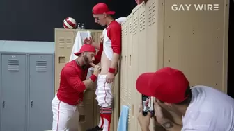 Gay - Tristan Hunter Gets Fucked In Locker Room By Coach Eddy Ceetee