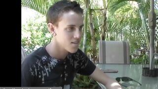 Real Dudes - Twink gets talked into porn - Trailer preview