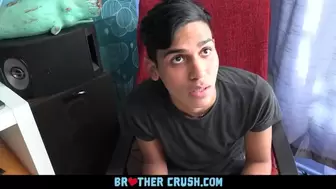 BrotherCrush - Latin teen barebacked by his Stepbrother