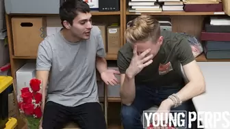 Two Twink Boys Britain Wesbury & Nathaniel Burts Take Big Black Cock For Stealing