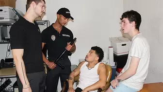 Officers AJ Sloan & Christian Ryder Discipline Pervy Boys For Being Naughty In Public