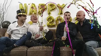 Twink Trade - Dirty Teen Friends Celebrate The New Year With Passionate Pounding By Their Stepdads
