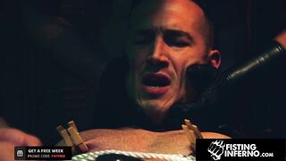 Sub Bitch Derek Cage Deliciously Dominated By Hunks & Creampied