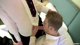 School twinks Danny Star and Jamie West anal breed hardcore