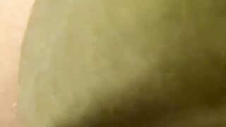 Young man wished luck in jerking off with a lick on dick