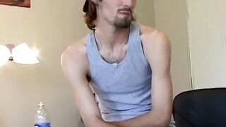 Hung Madrox and Dustin Kilimin smoke cigars and jerk off