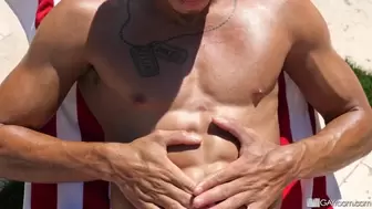 Man Damian Rose Fucks Big Dick Hunk On 4th Of July