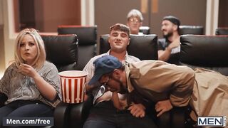 Cinema Usher Troye Dean Finds Dante & Michael Fucking In The Empty Movie Theater After The Movie Ends - Men