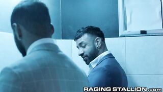 Hot; - Office Hunks Fuck Raw In Work Bathroom