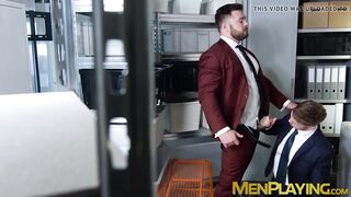 Work is a lovely setting for men in fancy clothing to fuck