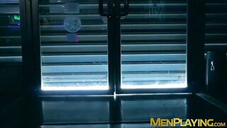 Office workers Bruno Max and Robbie Rojo anal fucking rough