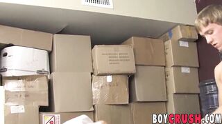 Cock riding twink enjoys every inch of big bare dick