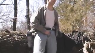 Big Dick Derrick Windsor Jacking Off Outdoors