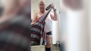Stripping and fucking the laundry basket