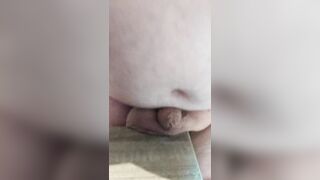 Stripping and fucking the laundry basket