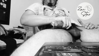 several cumshots from the Brazilian boy, lots of hot milk!