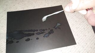 Squirting Sperm! Crazy! POOL of cum!