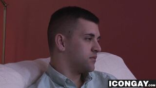 Stiff cock Myles Landon railing Josh Stone deep in the ass